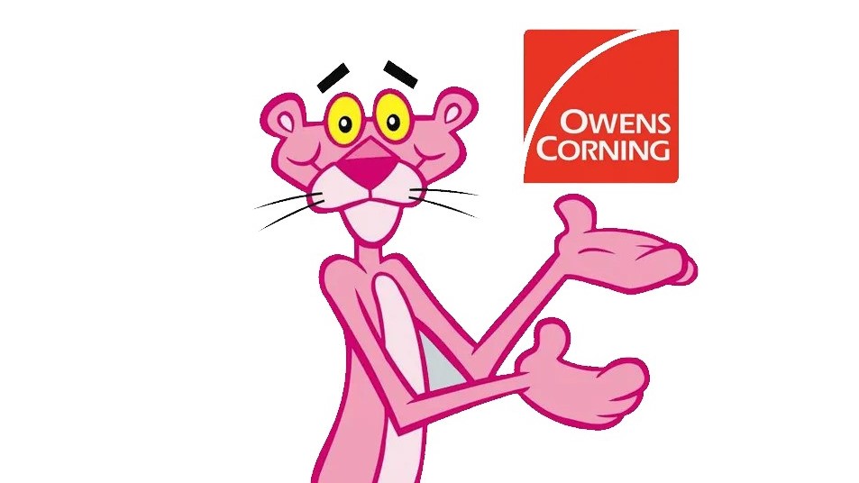 Owens Corning Pink Panther Logo